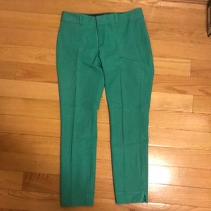 Banana Republic Teal Sloan Work Pants